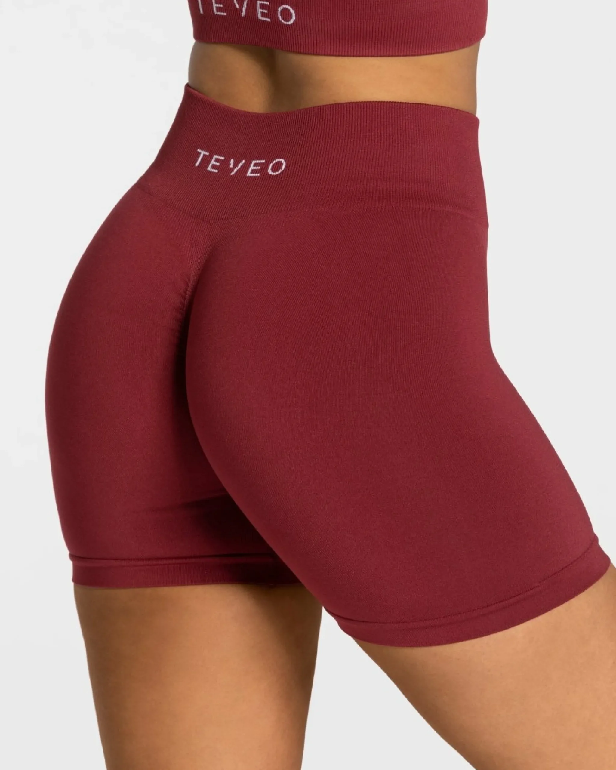 Clearance Short Timeless Scrunch « bordeaux » Femme Shorts