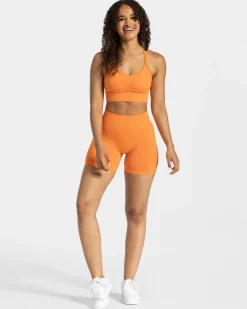 Hot Short Timeless Scrunch « orange » Femme Shorts