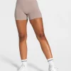 Discount Short Timeless Scrunch « poussière » Femme Shorts