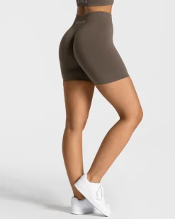 New Short Timeless Scrunch « taupe » Femme Shorts