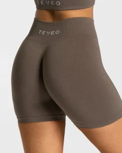 New Short Timeless Scrunch « taupe » Femme Shorts