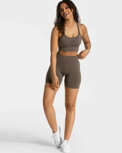 New Short Timeless Scrunch « taupe » Femme Shorts