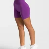Discount Short Timeless Scrunch « violet » Femme Shorts