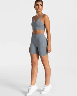 Discount Short True « bleu acier » Femme Shorts