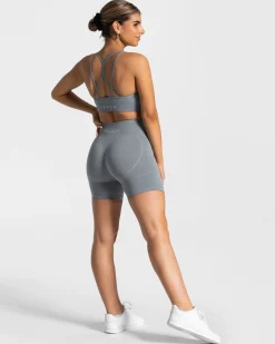 Discount Short True « bleu acier » Femme Shorts
