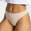 Fashion String Seamless (5) « couleur chair » Femme Chaussettes Et Sous-vêtements