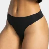 Clearance String Seamless (5) « noir » Femme Chaussettes Et Sous-vêtements