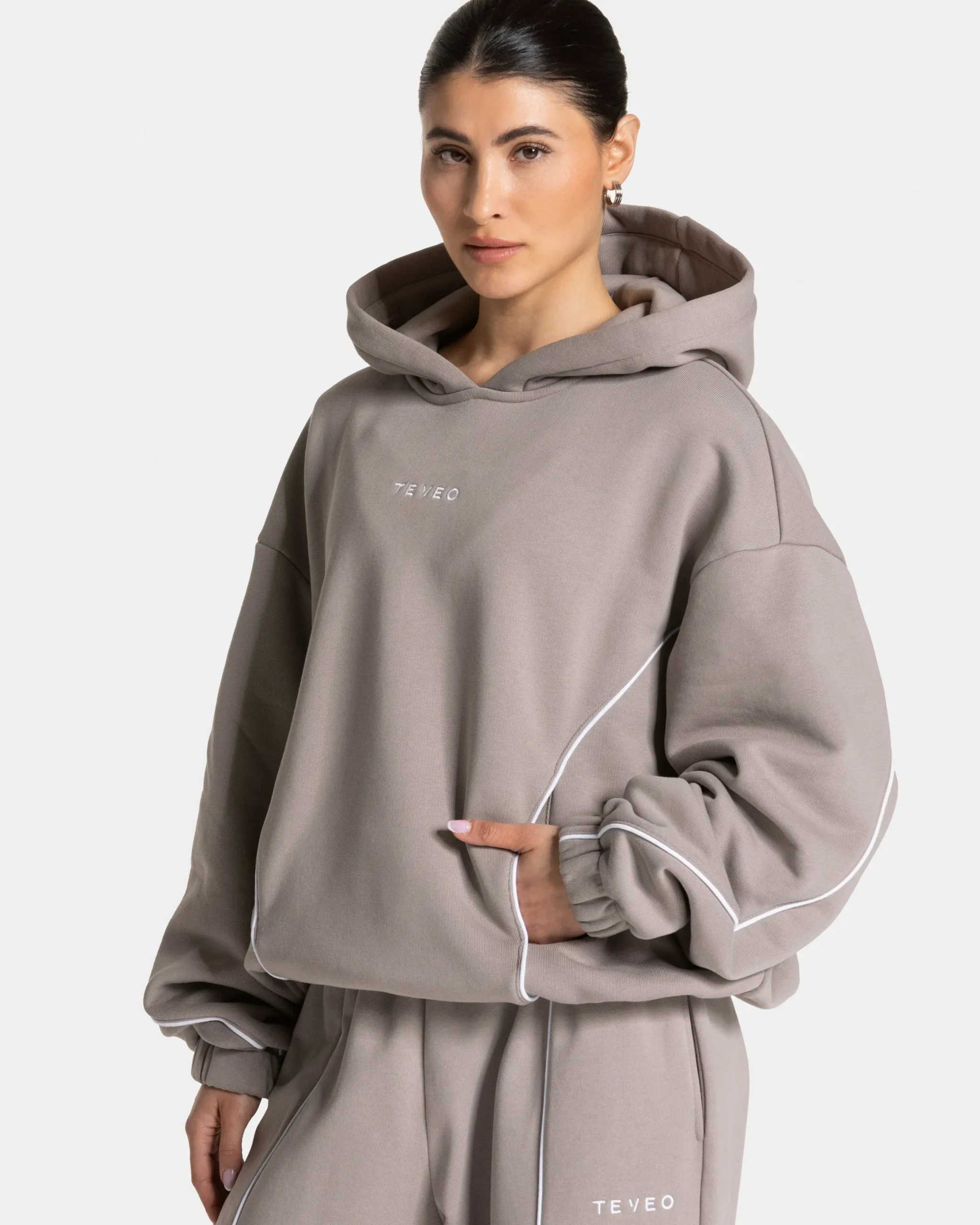 Best Sweat à capuche Ignite « stone » Femme Sweats À Capuche Et Vestes De Sport