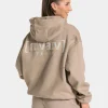 Hot Sweat à capuche oversize RI’VAIV « taupe » Femme Sweats À Capuche Et Vestes De Sport