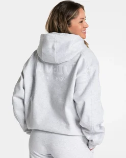 Discount Sweat à capuche oversize RI’VAIV « gris clair » Femme Sweats À Capuche Et Vestes De Sport