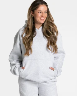 Discount Sweat à capuche oversize RI’VAIV « gris clair » Femme Sweats À Capuche Et Vestes De Sport