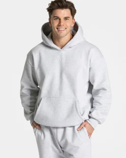 New Sweat à capuche oversize RI’VAIV « gris clair » Homme Sweats À Capuche Et Sweats Zippés
