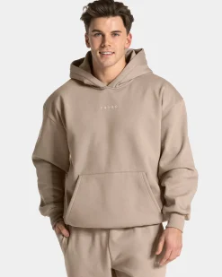 Best Sweat à capuche oversize RI’VAIV « taupe » Homme Sweats À Capuche Et Sweats Zippés