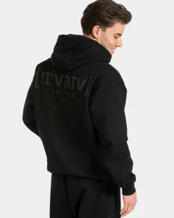 Discount Sweat à capuche oversize RI’VAIV « noir » Homme Sweats À Capuche Et Sweats Zippés
