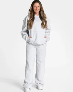 Discount Sweat à capuche oversize RI’VAIV « gris clair » Femme Sweats À Capuche Et Vestes De Sport