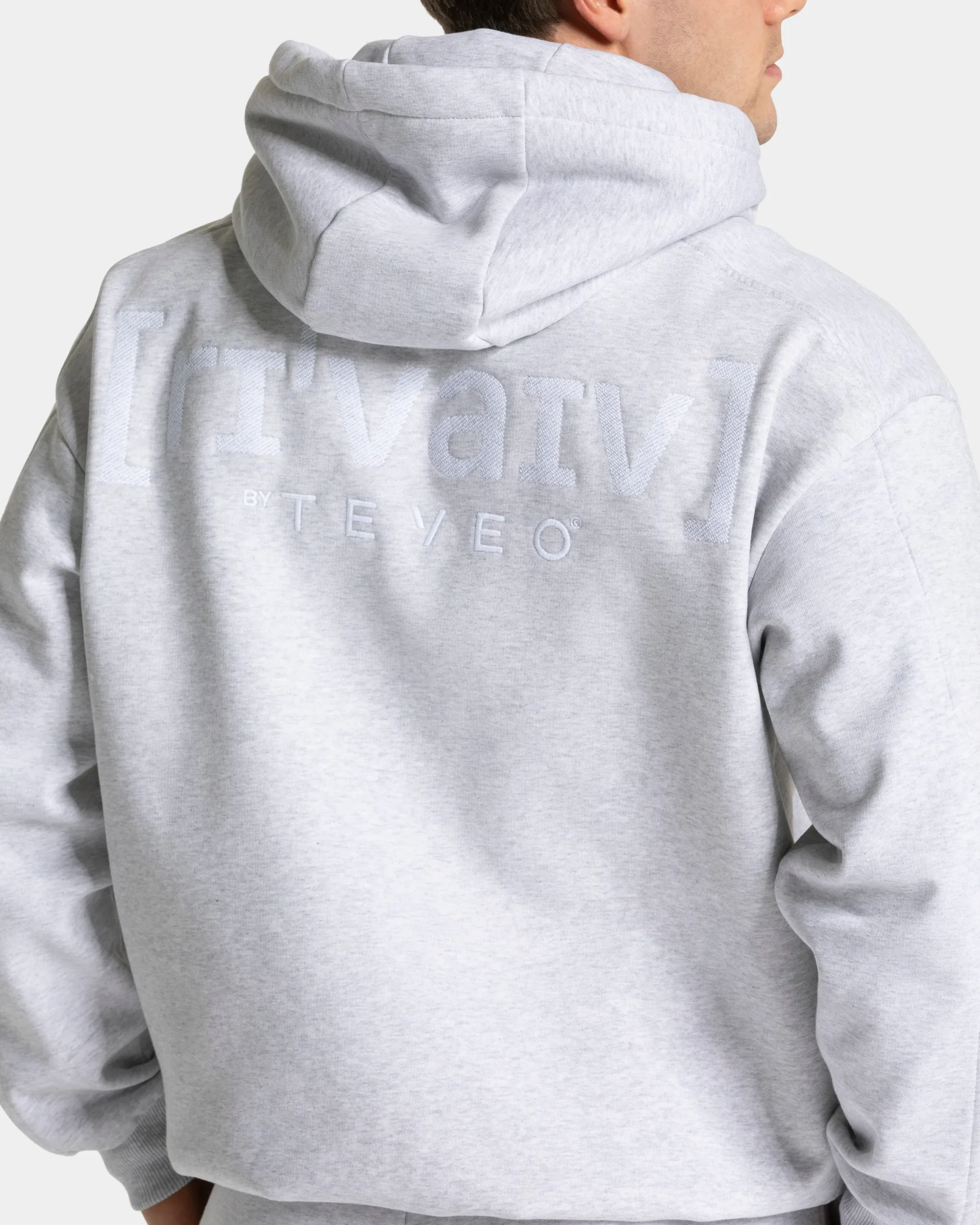 New Sweat à capuche oversize RI’VAIV « gris clair » Homme Sweats À Capuche Et Sweats Zippés