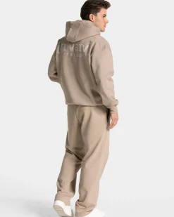 Best Sweat à capuche oversize RI’VAIV « taupe » Homme Sweats À Capuche Et Sweats Zippés