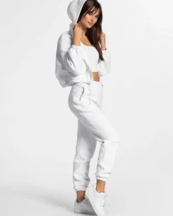 Best Sweat à capuche zippé oversize Iconic « blanc » Femme Sweats À Capuche Et Vestes De Sport