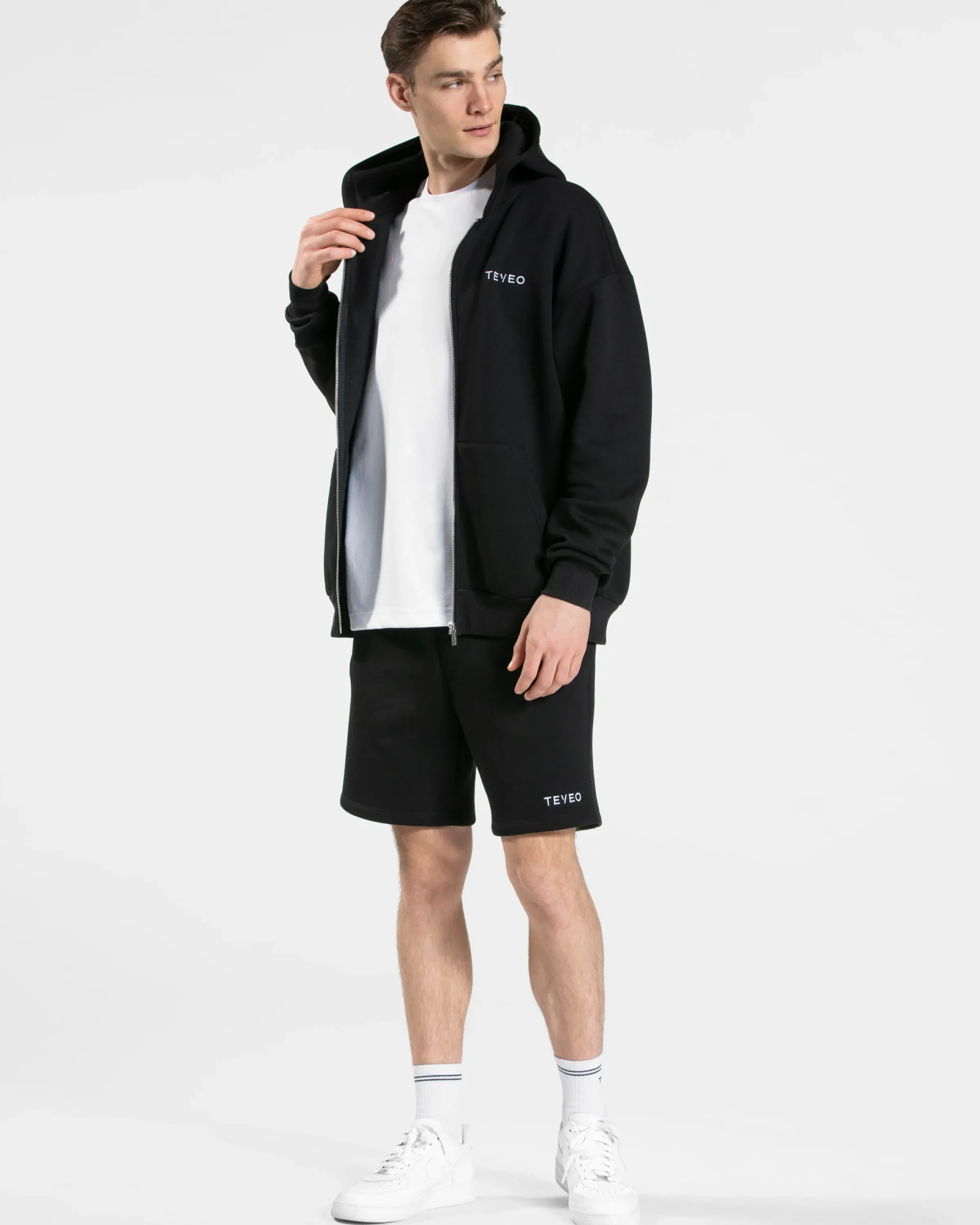 Discount Sweat à capuche zippé oversize Arrival « noir » Homme Sweats À Capuche Et Sweats Zippés