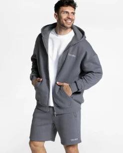 Clearance Sweat à capuche zippé oversize Arrival « graphite » Homme Sweats À Capuche Et Sweats Zippés
