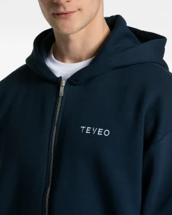 Clearance Sweat à capuche zippé oversize Arrival « bleu foncé » Homme Sweats À Capuche Et Sweats Zippés