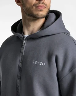 Clearance Sweat à capuche zippé oversize Arrival « graphite » Homme Sweats À Capuche Et Sweats Zippés