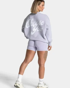 Best Sweat-shirt Acid oversize « lilas » Femme Sweats À Capuche Et Vestes De Sport