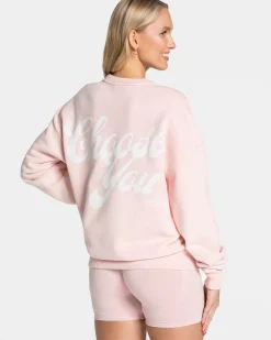 Best Sweat-shirt Acid Oversized « rose » Femme Sweats À Capuche Et Vestes De Sport