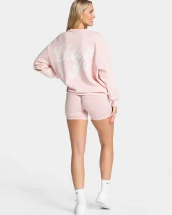Best Sweat-shirt Acid Oversized « rose » Femme Sweats À Capuche Et Vestes De Sport