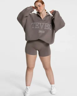 Online Sweat-shirt demi-zippé Femme « kaki » Femme Sweats À Capuche Et Vestes De Sport