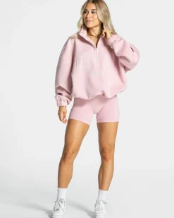 Outlet Sweat-shirt demi-zippé Femme « rose » Femme Sweats À Capuche Et Vestes De Sport