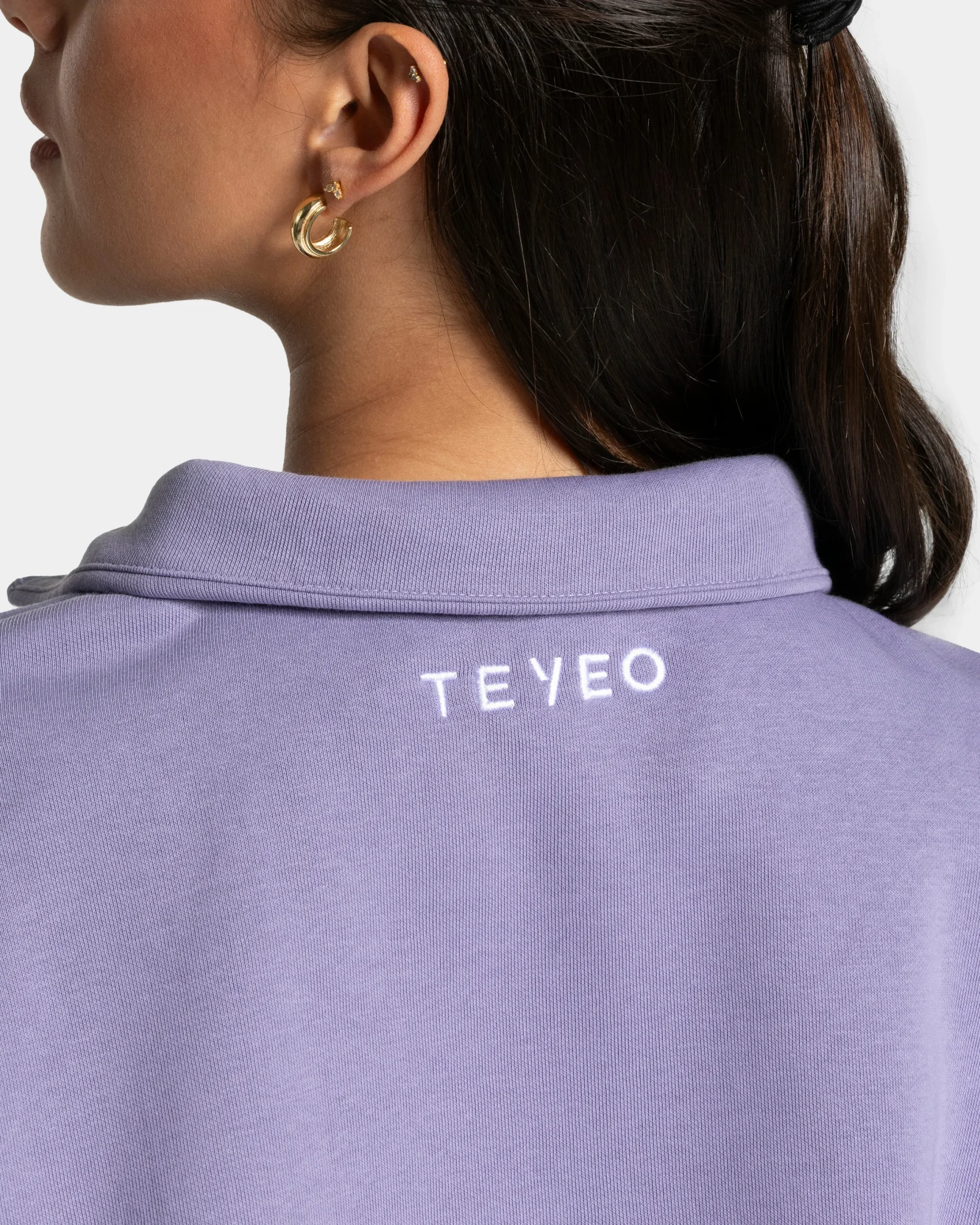 Clearance Sweat-shirt demi-zippé Femme « lavande » Femme Sweats À Capuche Et Vestes De Sport