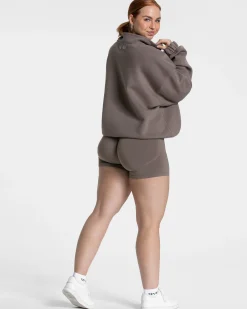 Online Sweat-shirt demi-zippé Femme « kaki » Femme Sweats À Capuche Et Vestes De Sport