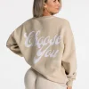 Outlet Sweat-shirt oversize Acid « Sand » Femme Sweats À Capuche Et Vestes De Sport