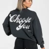 Hot Sweat-shirt oversize Acid « noir » Femme Sweats À Capuche Et Vestes De Sport
