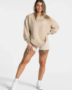 Outlet Sweat-shirt oversize Acid « Sand » Femme Sweats À Capuche Et Vestes De Sport