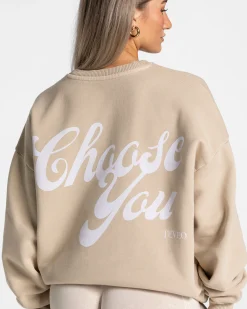Outlet Sweat-shirt oversize Acid « Sand » Femme Sweats À Capuche Et Vestes De Sport