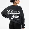 Clearance Sweat-shirt oversize Pure « noir » Femme Sweats À Capuche Et Vestes De Sport