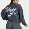 Clearance Sweat-shirt oversize Pure « Graphite » Femme Sweats À Capuche Et Vestes De Sport