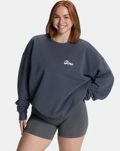 Clearance Sweat-shirt oversize Pure « Graphite » Femme Sweats À Capuche Et Vestes De Sport