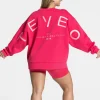 Online Sweat-shirt oversize Signature « Berry » Femme Sweats À Capuche Et Vestes De Sport