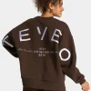 Best Sweat-shirt oversize Signature « marron foncé » Femme Sweats À Capuche Et Vestes De Sport