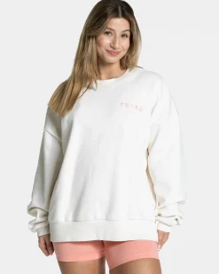 Clearance Sweat-shirt oversize Signature « Peach » Femme Sweats À Capuche Et Vestes De Sport
