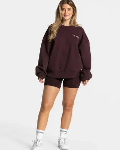 Best Sweat-shirt oversize Signature « Merlot » Femme Sweats À Capuche Et Vestes De Sport