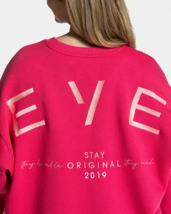 Online Sweat-shirt oversize Signature « Berry » Femme Sweats À Capuche Et Vestes De Sport