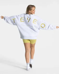 Fashion Sweat-shirt oversize Signature « Lime » Femme Sweats À Capuche Et Vestes De Sport