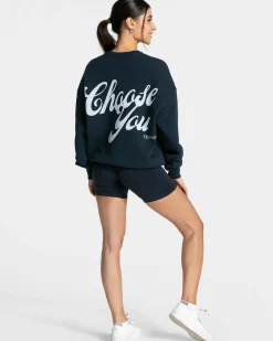 Clearance Sweat-shirt Pure Oversized « Midnight » Femme Sweats À Capuche Et Vestes De Sport