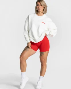Outlet Sweat-shirt Pure Oversized « Off White » Femme Sweats À Capuche Et Vestes De Sport