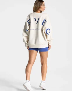 Online Sweat-shirt Signature Oversized « Off White » Femme Sweats À Capuche Et Vestes De Sport
