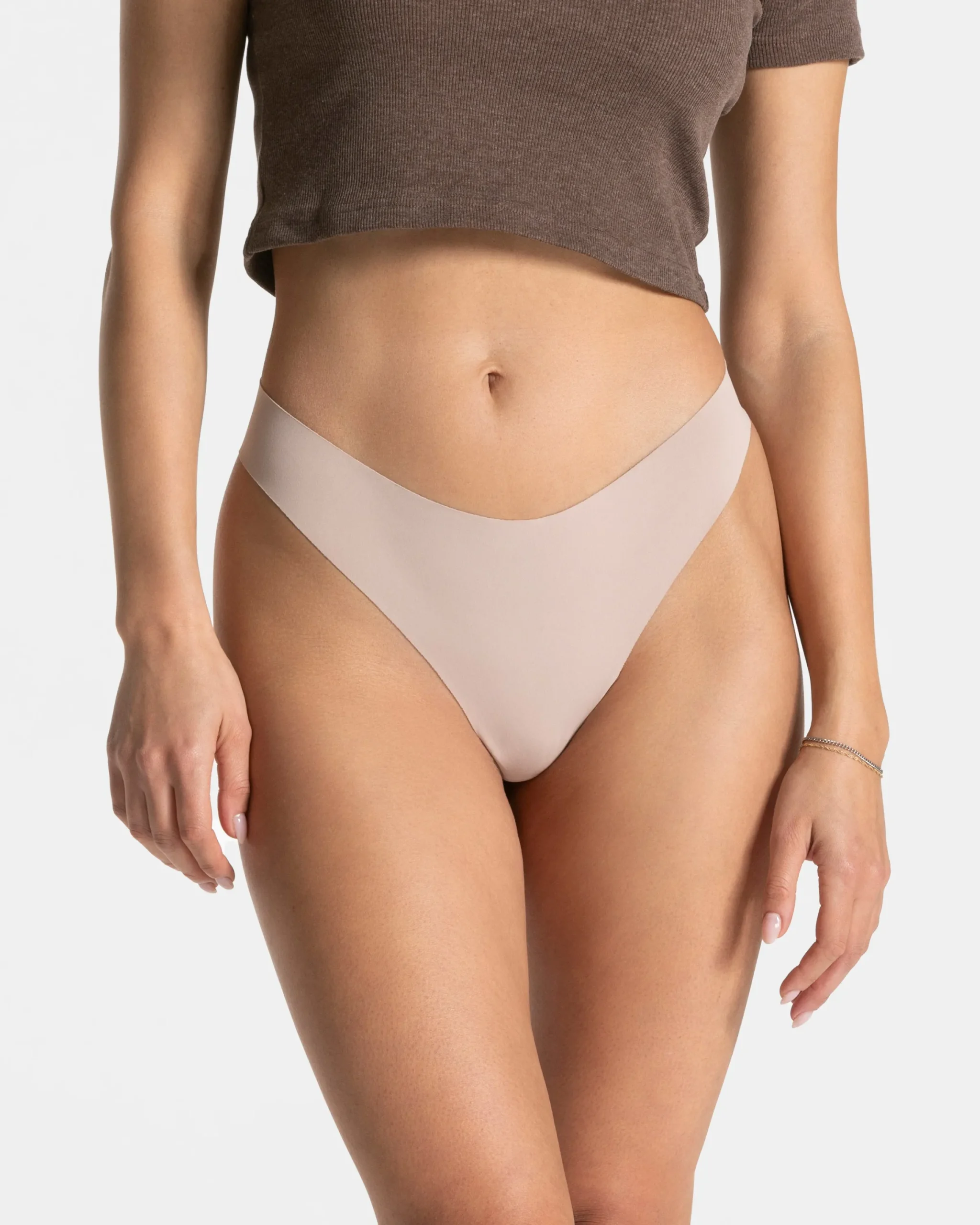 Online Tanga Seamless Padded (lot de 2) « avoine » Femme Chaussettes Et Sous-vêtements